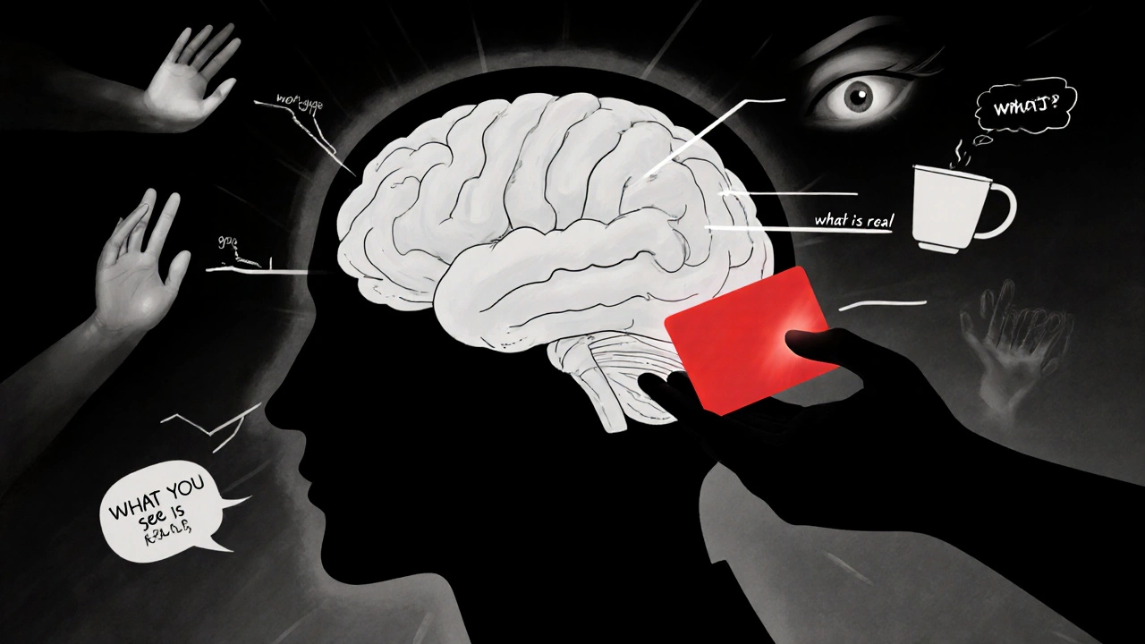 Cerebro humano mostrando la diferencia entre lo que se ve y lo que realmente sucede en un truco de magia.