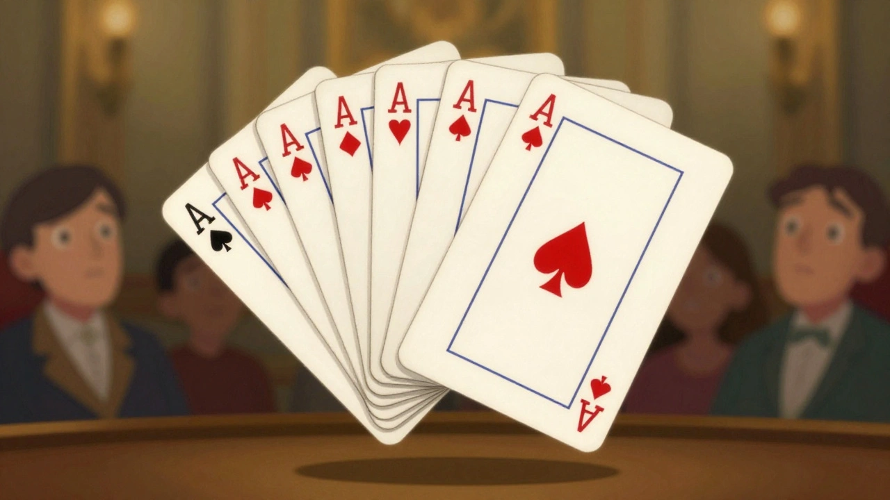 Baraja de cartas de magia con marcas invisibles y bordes reforzados.