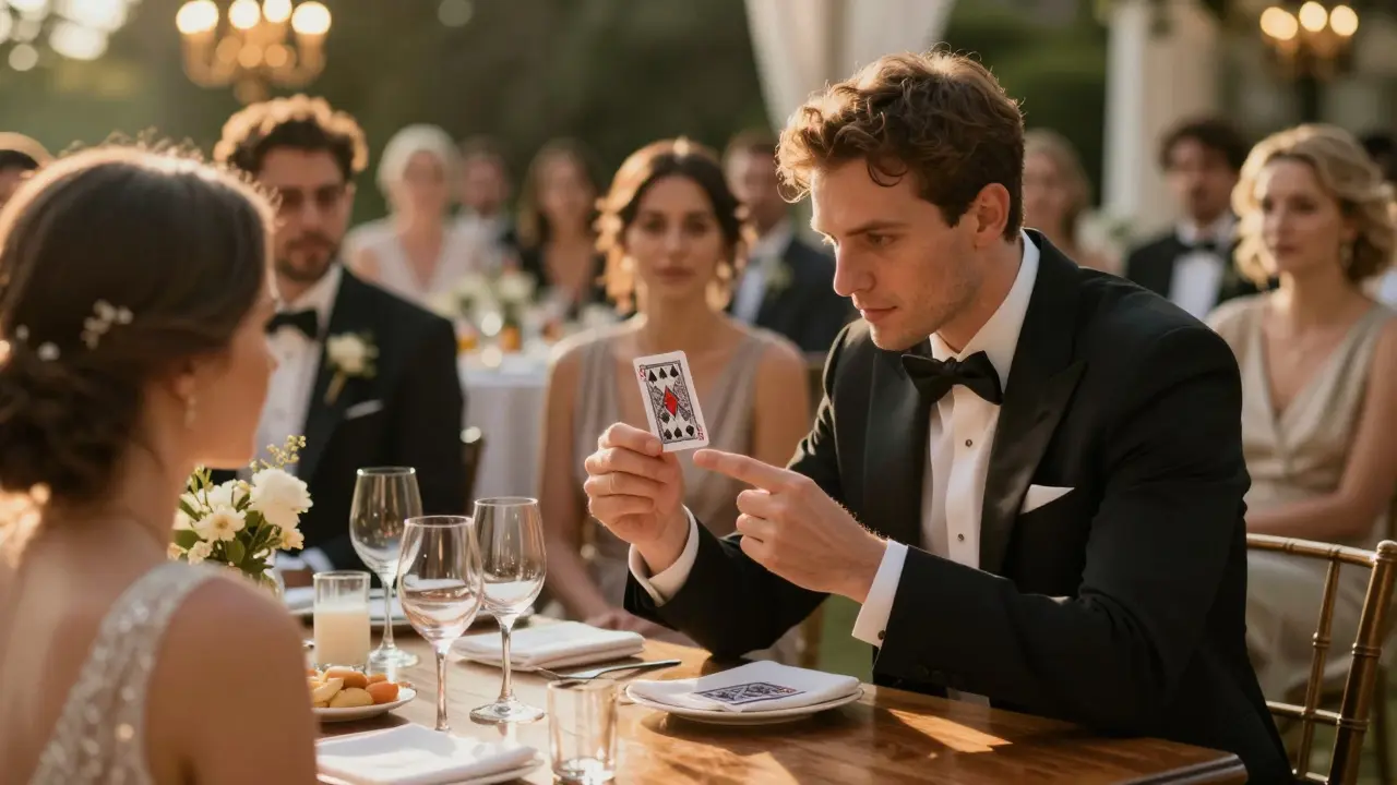 ¿Cuánto cuesta contratar a un mago de close-up?